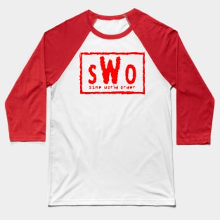 Simp World Order Baseball T-Shirt